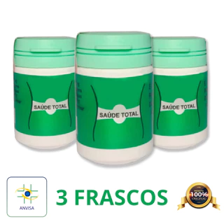 Kit 3 Frascos Saúde Total Em Cápsulas ORIGINAL 100%