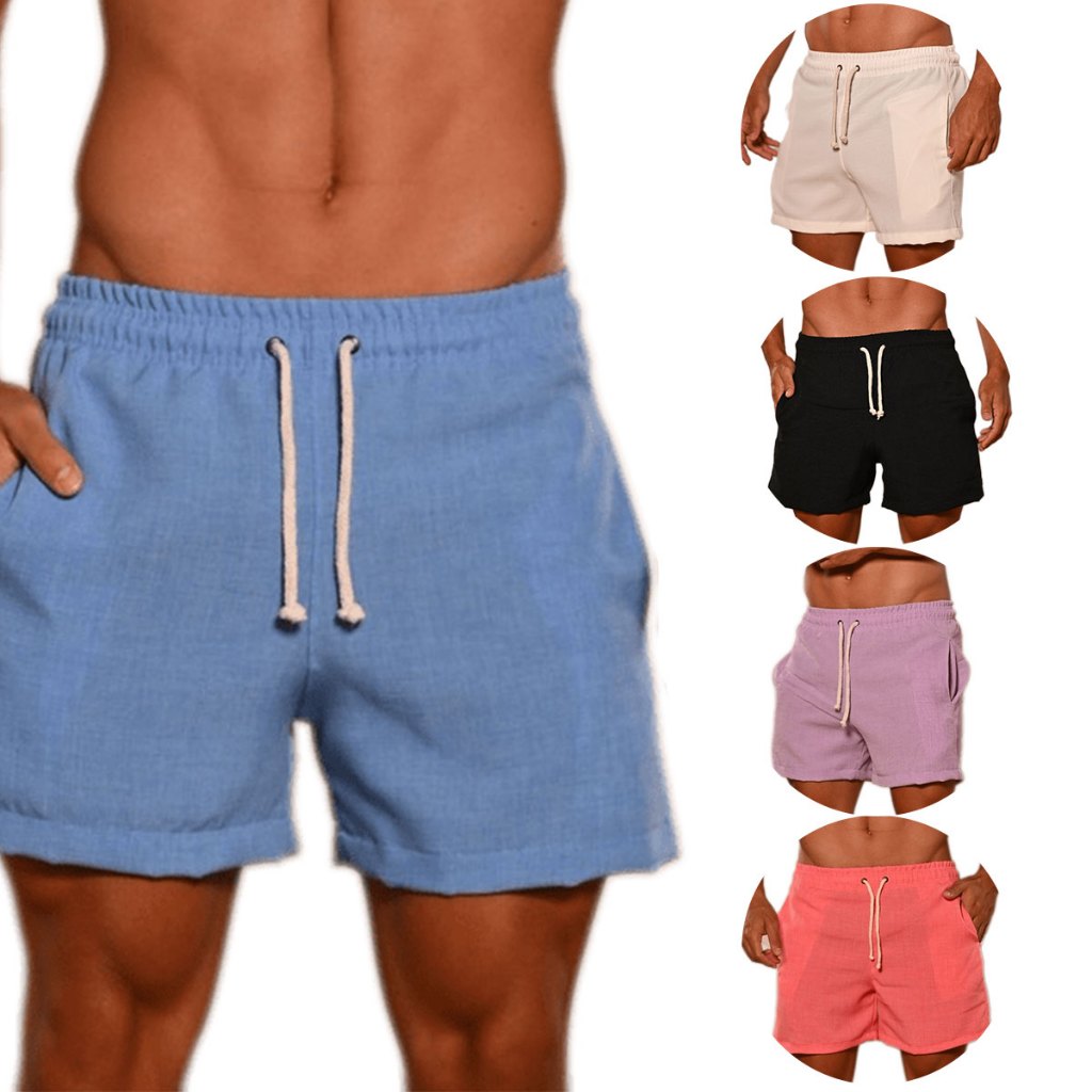 Short Linho Masculino Premium Mauricinho Verão Bermuda Moda Praia