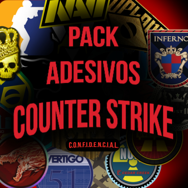 Pack Adesivos COUNTER STRIKE - 25 unidades | Shopee Brasil