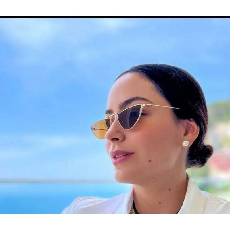 Triângulo De Metal Quente 2023 Óculos De Sol Femininos Proteção Uv Party B