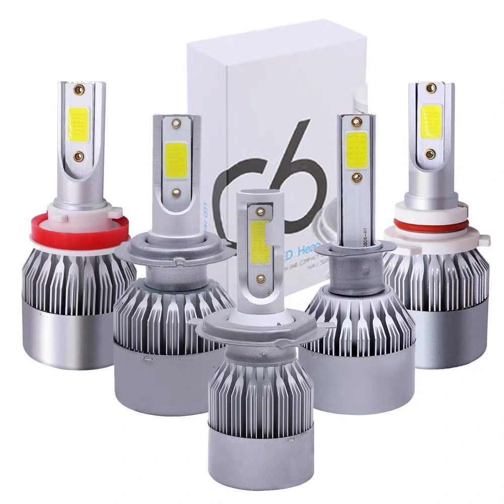 Par de Lâmpadas C6 Super Led 6000K Diversos Modelos Para Carros 24V Ming