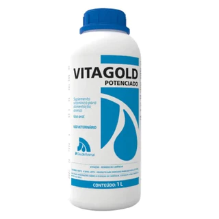 Vitagold Potenciado 1 Litro Suplemento Vitaminico para Animais