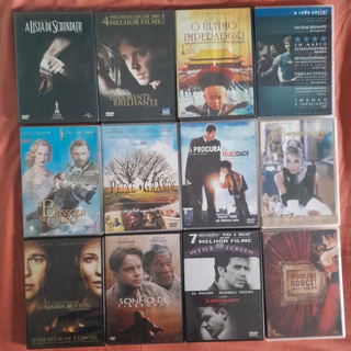 SUPERLOTE 12 DVDs diversos filmes Indicados e premiados ao OSCAR - (USADOS) - Leia quais são no anúncio