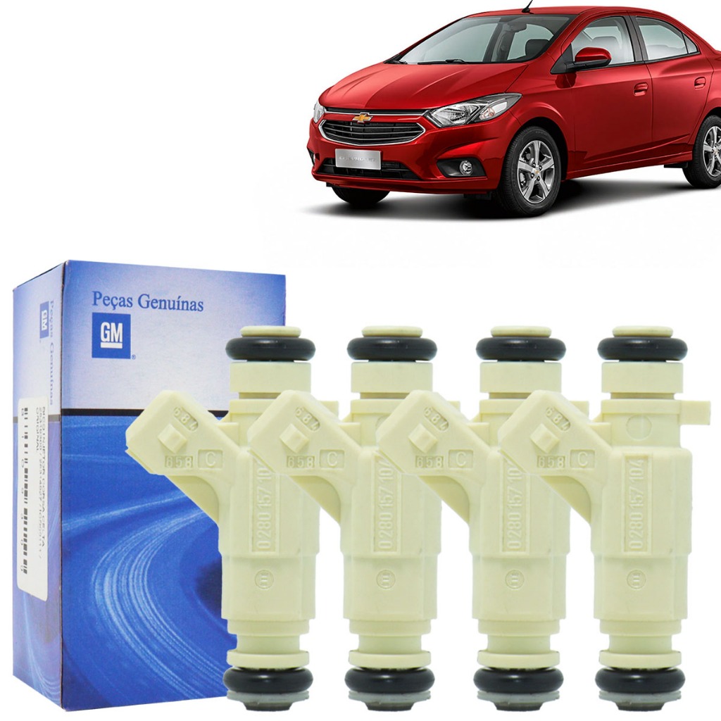 4 Bicos Injetores Agile Cobalt Prisma Montana 0280157104 | Shopee Brasil