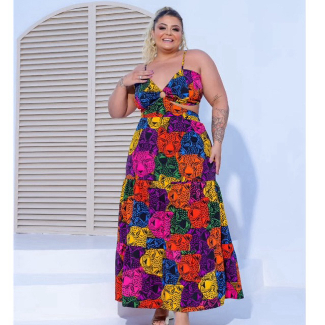 VESTIDO MODA MAIOR PLUS SIZE