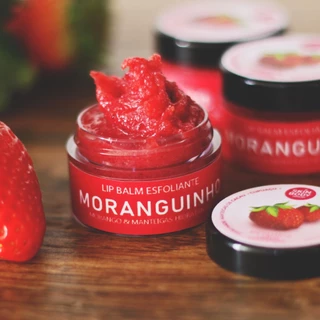 Esfoliante Labial Morango Lip Scrub com Ácido Hialurônico - 15g