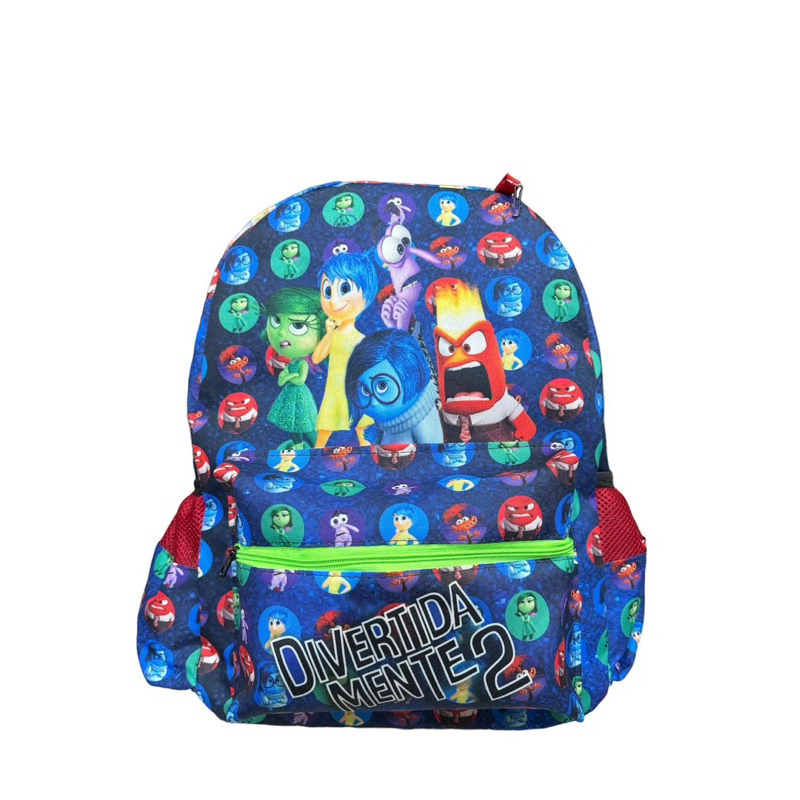 MOCHILA DIVERTIDA MENTE 2 O FILME COSTAS ESCOLAR JUVENIL | Shopee Brasil
