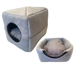 Caminha Pet Toca Iglu 2 EM 1 Cama Para Cães e Gatos Para Frio Calor Com Almofada