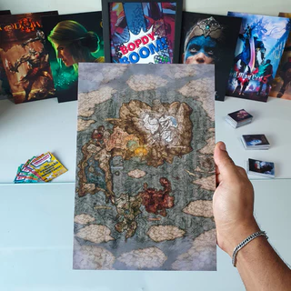 Elden Ring / Mapa Placa decorativa mdf quadro decoração presente Jogos / Setup Gamer / Soulslike