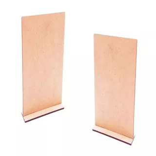 Kit 50 mini display totem painel cenario 5x12cm mdf cru enfeite lembrancinha caixinha cenario