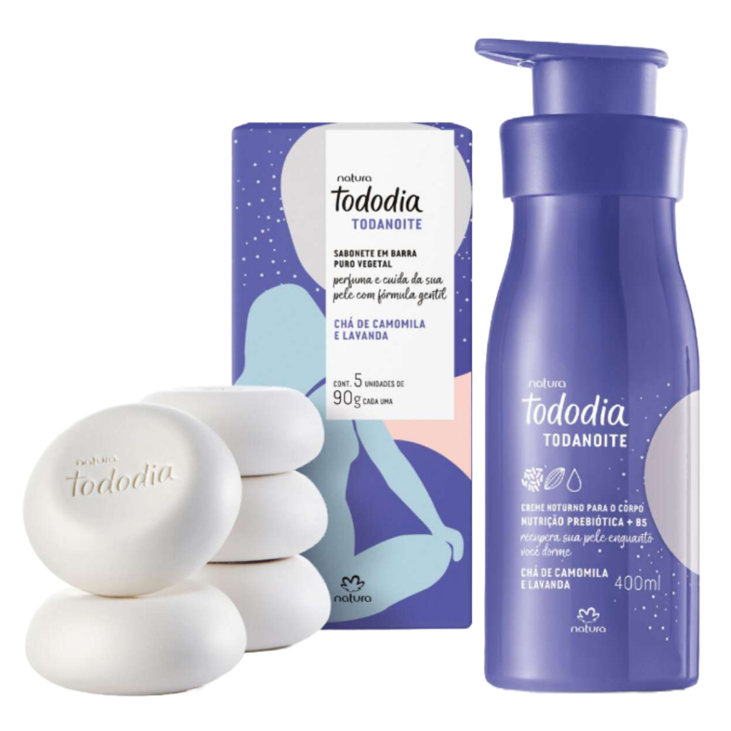 Natura Tododia Cha de Camomila e Lavanda Todanoite Caixa de Sabonete ...