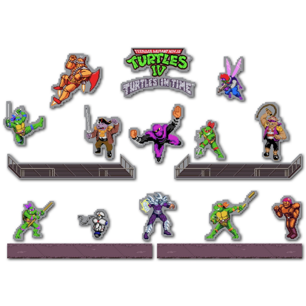 Ima de Geladeira Tartarugas Ninjas 4 Turtles in Time 17 uni