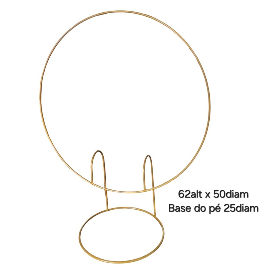 Arco De Mesa 50cm Para Tecidos E Bexigas Decoração Festas