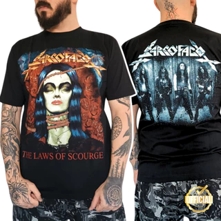 Camiseta Sarcofago - The Laws of Scourge - Oficial