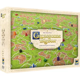 Carcassonne Big box - jogo de tabuleiro Devir - 11 expansões inclusas