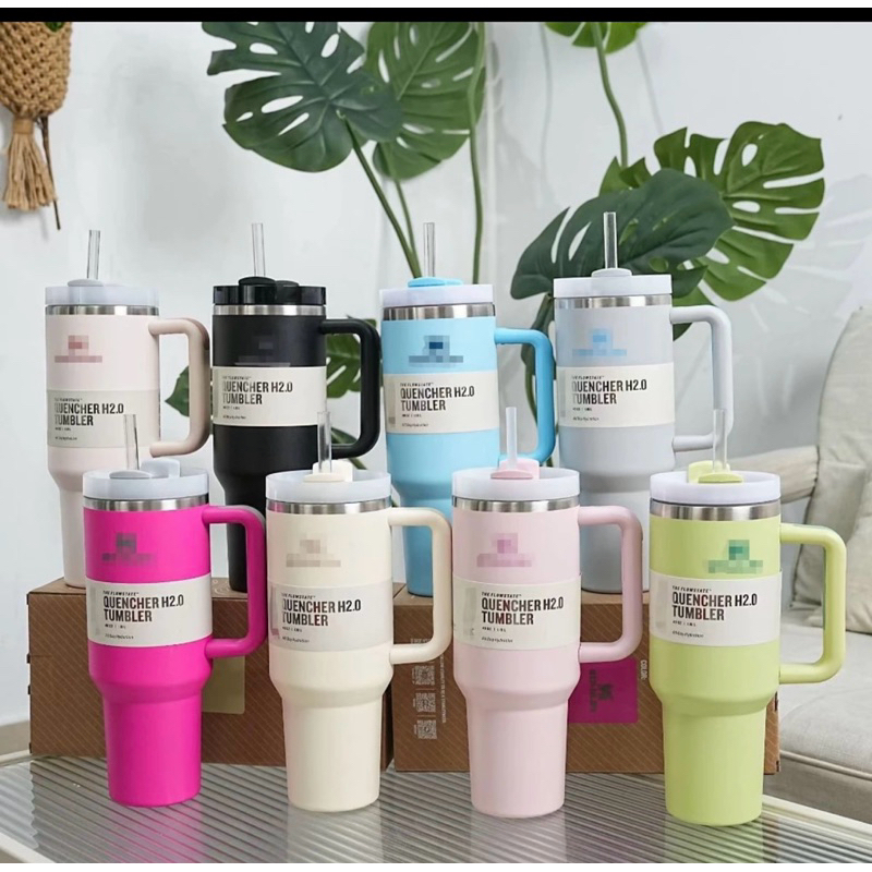 1200ML Copo Stanley Grande Capacidade No Carro Caneca Garrafa Termica ...