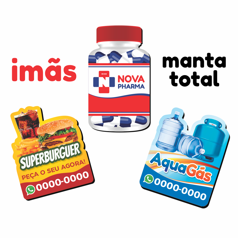 5000 Imãs de Geladeira Corte Especial Personalizado | Shopee Brasil