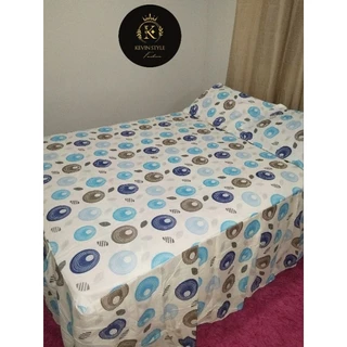 colcha de cama casal 3× peças com babado