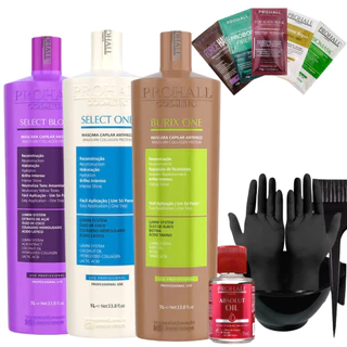 Prohall Escolha a sua Realinhamento Termico Capilar Máscara de Tratamento Burix One Select Blond Miracle Therapy
