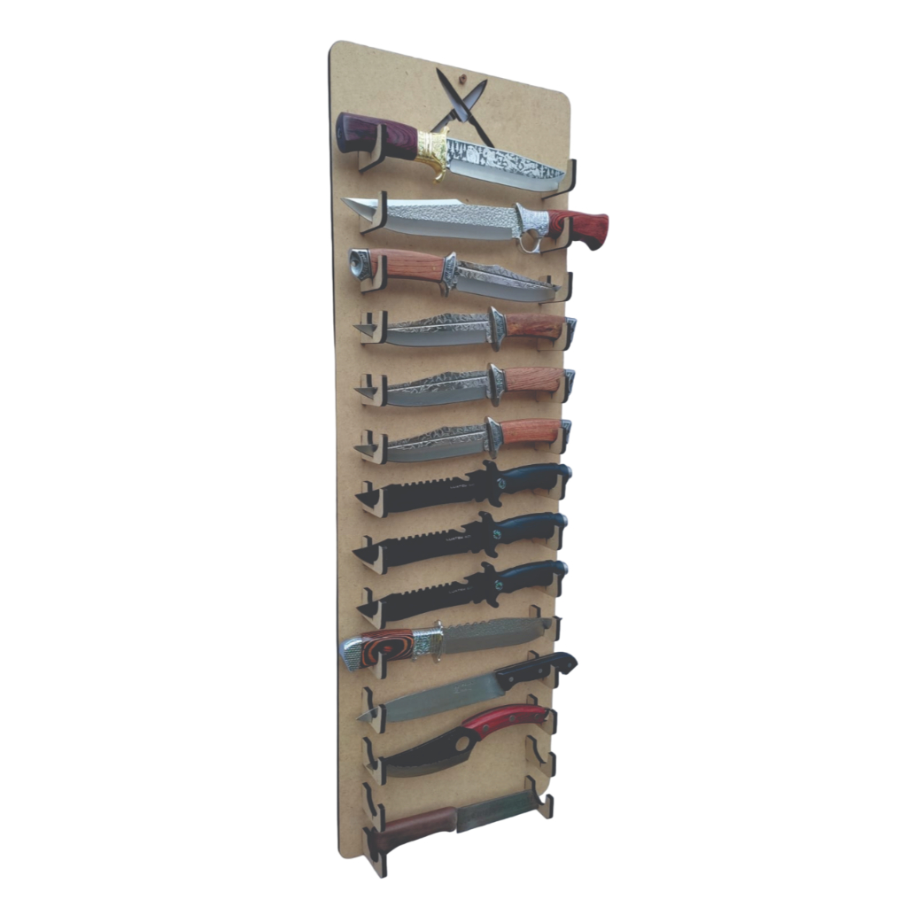 Expositor display para 14 facas em MDF Cru | Shopee Brasil