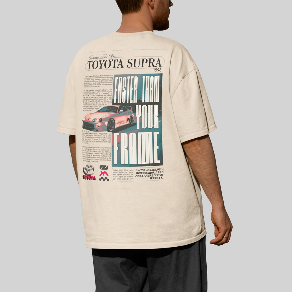 Camiseta T-shirt Algodão Unissex Colors Vintage Supra