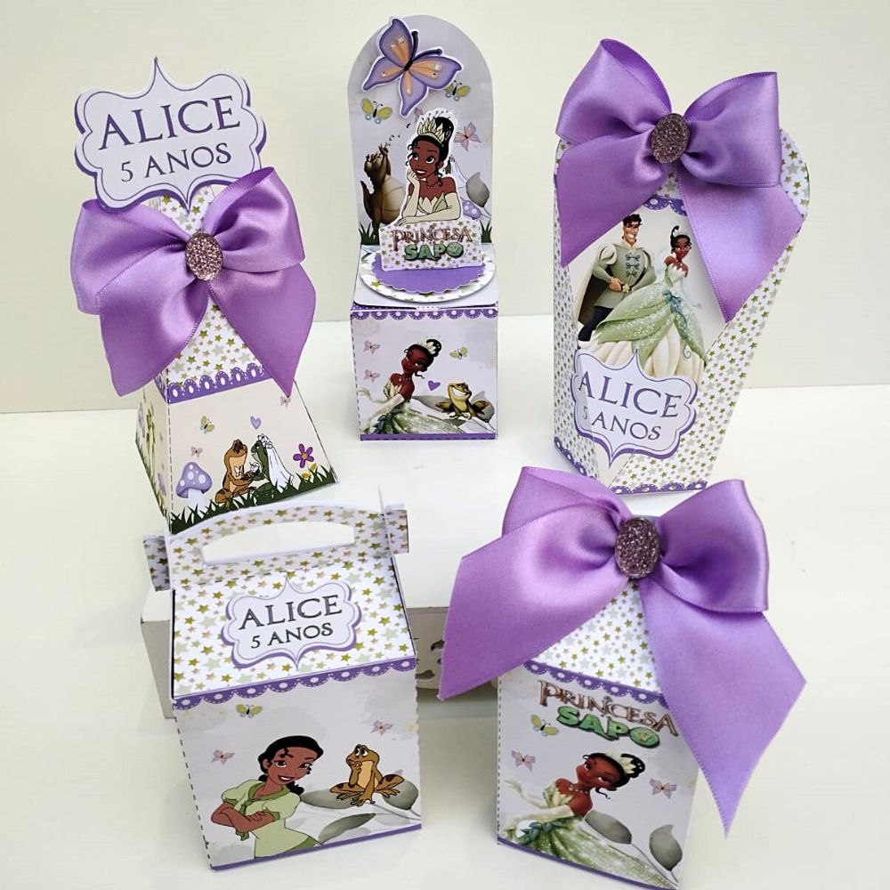 Kit Festa Personalizados A Princesa e o Sapo | Shopee Brasil