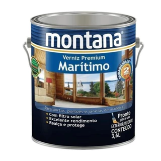 Verniz Para Madeira Maritimo Natural Premium Montana 0,9 ML