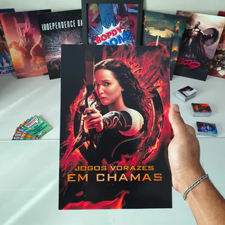 Jogos Vorazes Em Chamas Placa decorativa mdf quadro decoração parede presente / Filmes