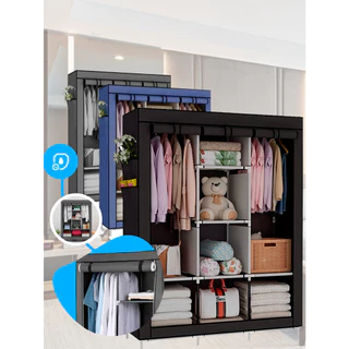 GUARDA ROUPA ORGANIZADOR DE ROUPAS IMPERMEÁVEL DOBRÁVEL DESMONTÁVEL PORTATIL