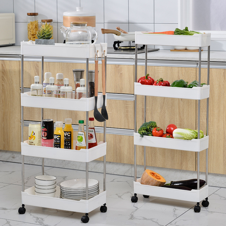 Organizador Móvel de 4 Níveis com Rodinha para Diversos Objetos ...