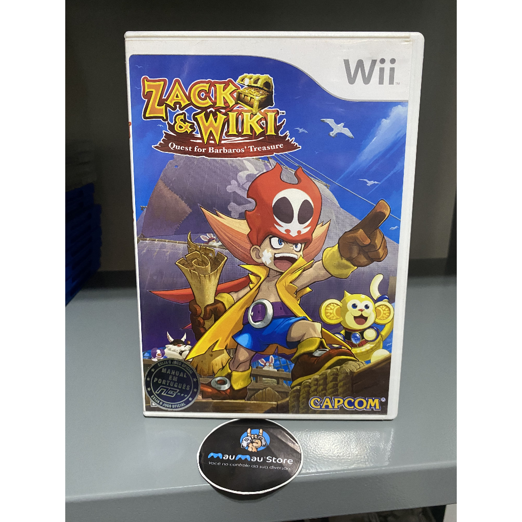 Zack & Wiki Quest For Barbaros Treasure Nintendo Wii - Jogos de Ação ...