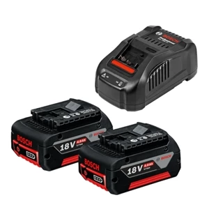 Kit 2 Baterias 18V Bosch 4,0Ah + Carregador GAL 1880 CV Starter Kit