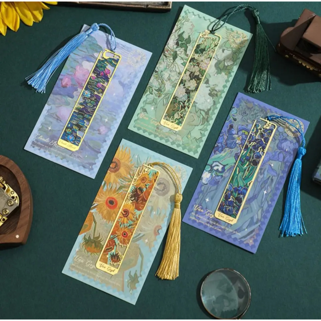 Marca Página de Metal Artistas Van Gogh - Monet