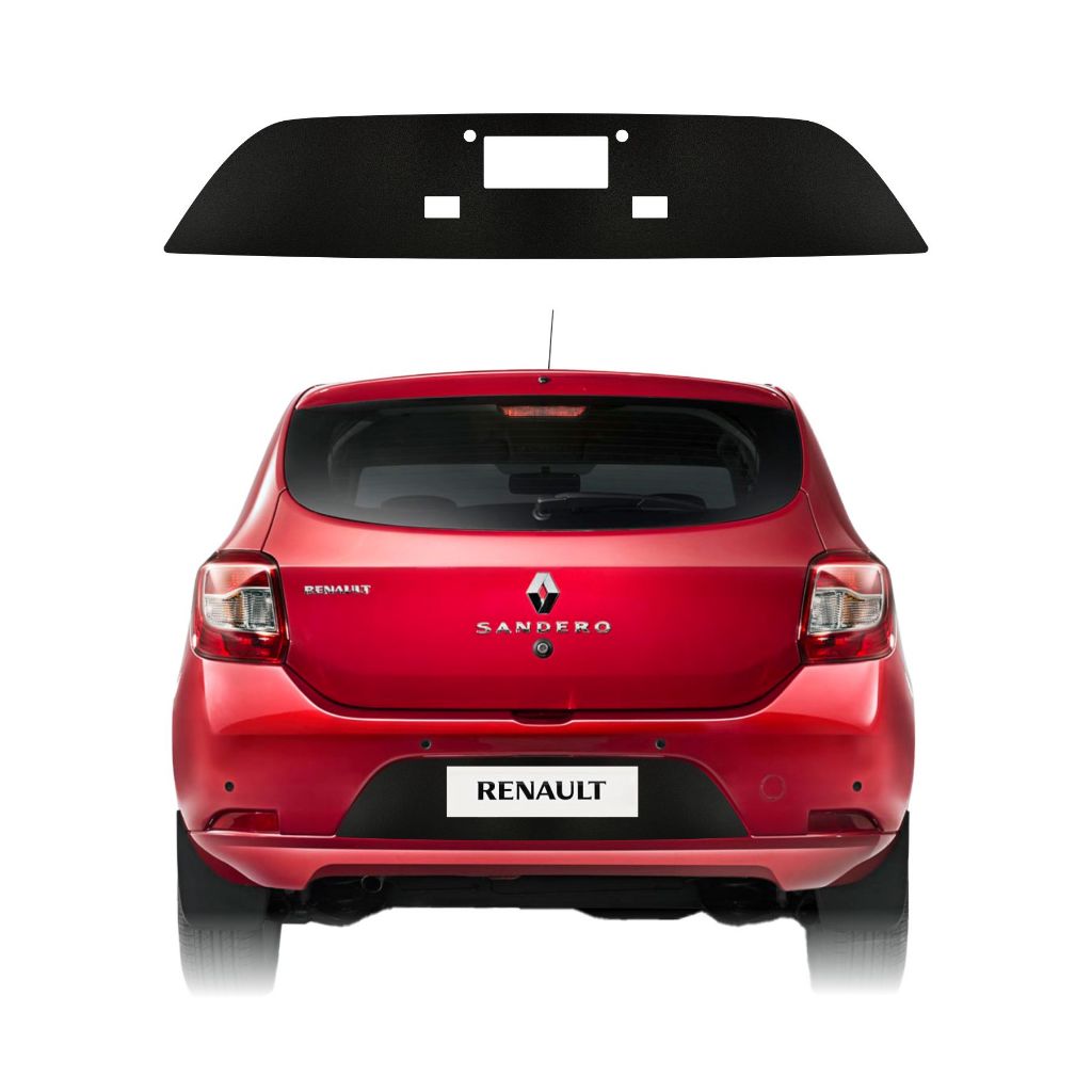 Renault Sandero Adesivo Fundo Placa Acessório 2015 A 19