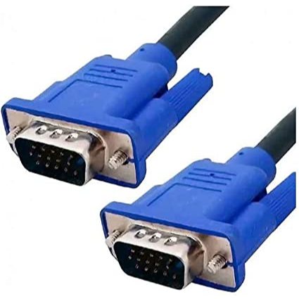 Cabo Vga Macho Para Monitor Vídeo Lcd Pc Câmeras 1,5 Metros Novo