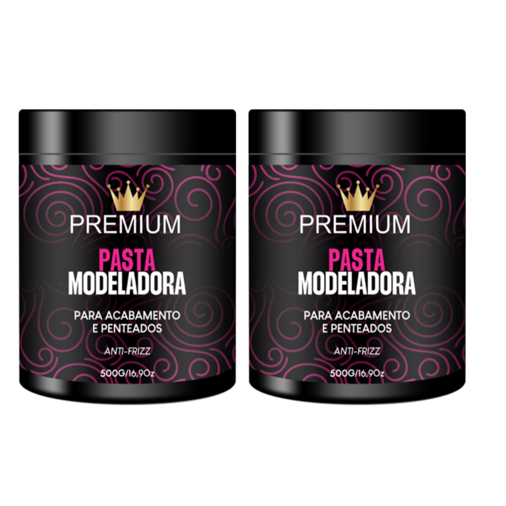 PASTA DE MODELAGEM CAPILAR 500G - KIT 2 UNIDADES | Shopee Brasil