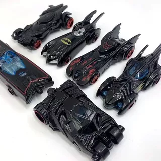 Conjunto 6pçs Metal Carro Batmobile Simulação De Liga De Esportivo Brinquedos Infantis