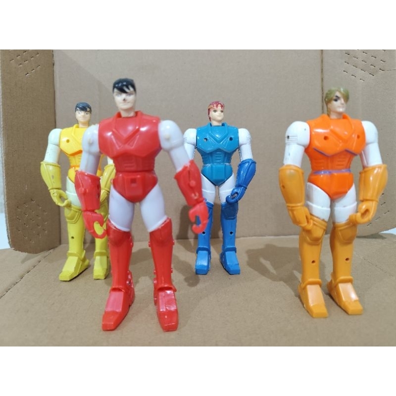 4 Bonecos Samurai Warriors Anos 90 | Shopee Brasil