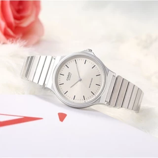 Relógio Cassio Feminino MQ-24 Metal Analógico Redondo Vintage Presente dia dos Namorados