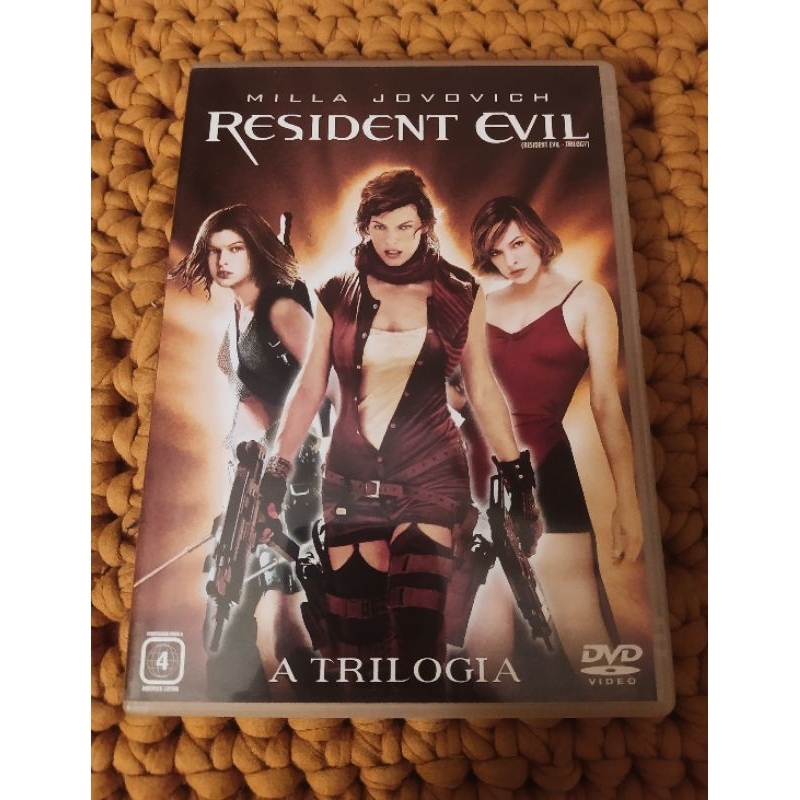 Dvd Resident Evil 1, 2 e 3 - A Trilogia - 3 discos | Shopee Brasil
