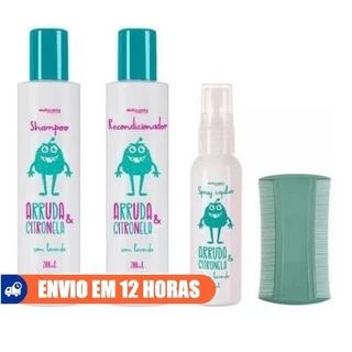 Kit Completo Mata Piolho Abelha Rainha Cosméticos