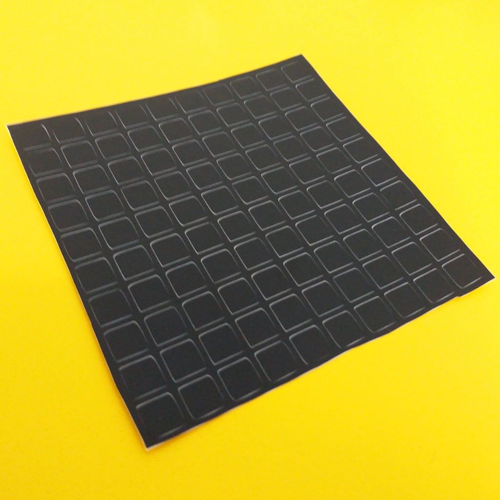 100 Adesivos Pretos para Cubo Mágico 3 cm