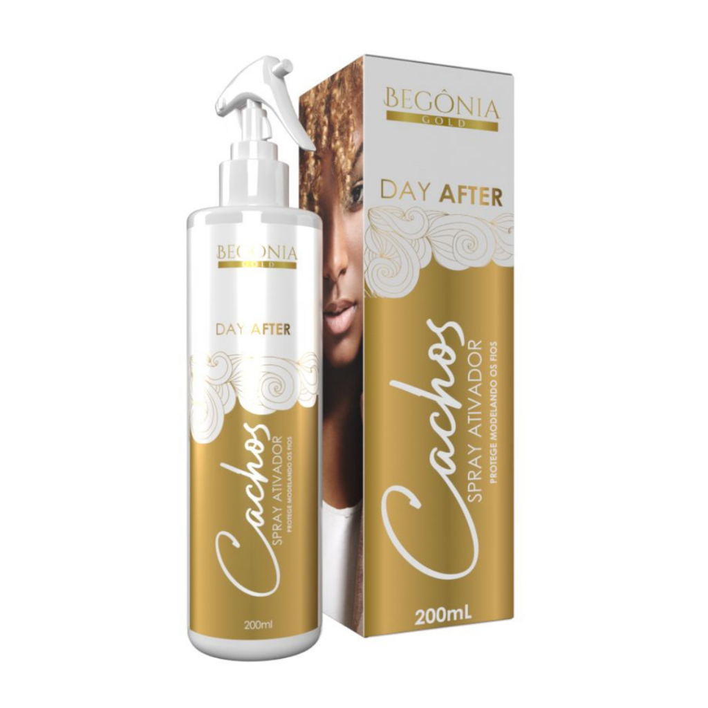 Spray Ativador de Cachos 200ml Day After Begônia Gold