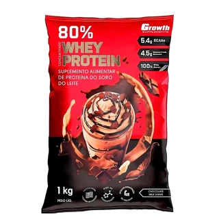 Whey Protein (80% Proteína Concentrado) 1KG - Growth Supplements - Original
