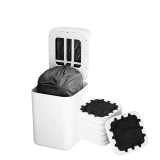 Lixeira Inteligente Com Sensor, Auto Vedação e Troca De Saco, NEWBIN U01 + L01