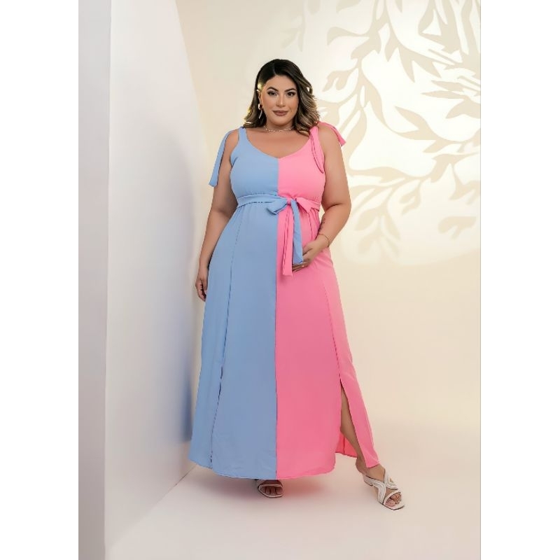 Moda Gestante Plus Size Vestidos De Gravidas Lindos Vestido Midi