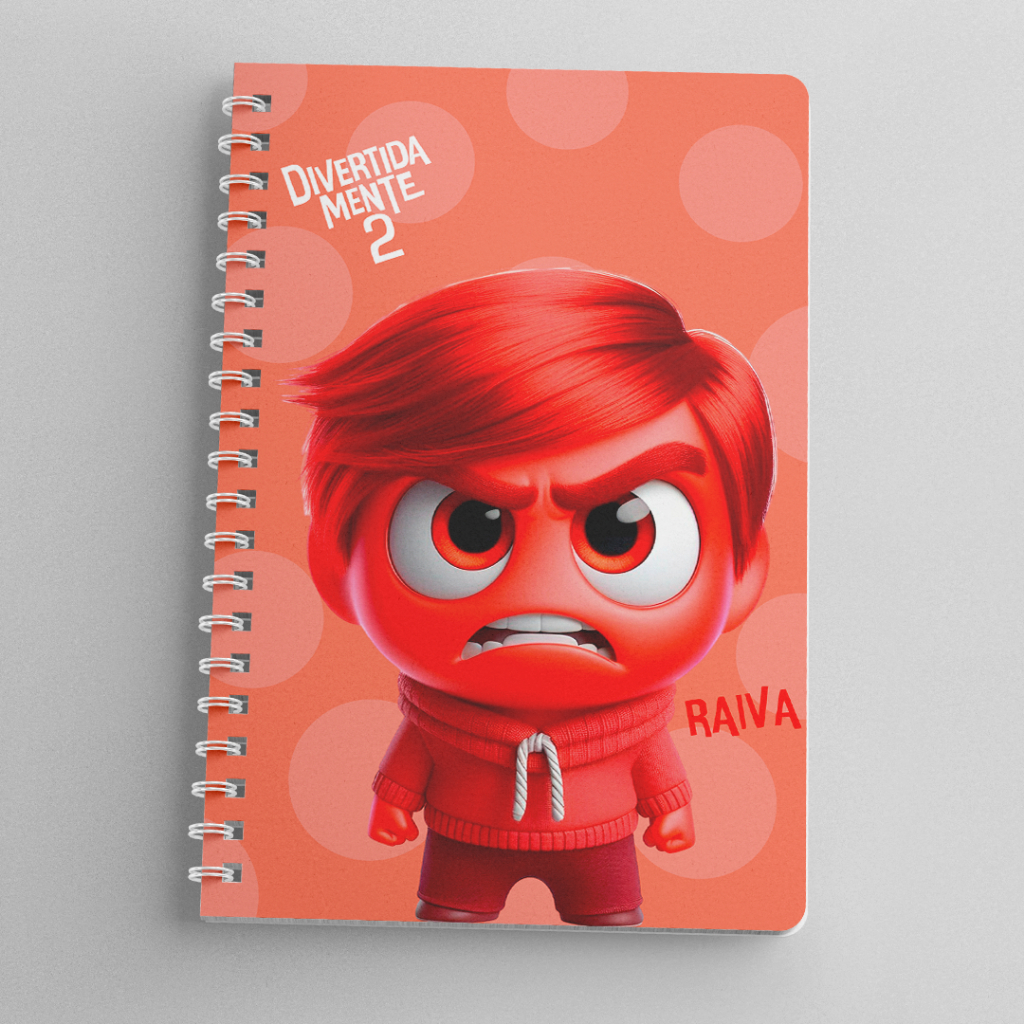 Caderno Divertidamente - Personagens - 1 materia - 96 folhas | Shopee ...