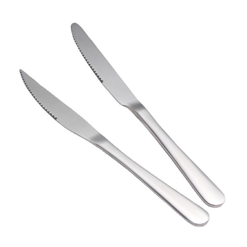 Kit6 Talheres Faca Inox De Mesa G 70g, Talheres Com Faca Sem Ponta ...