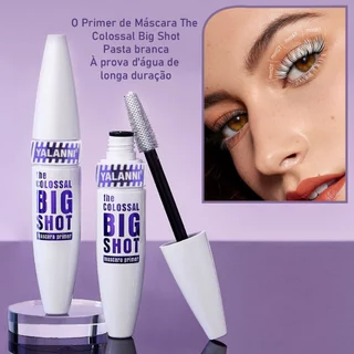 Máscara De Cílios Big Shot Colossal Cor Branco 11.5g Primer Para Cílios Brancos Creme À Prova D