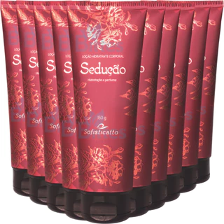 10 HIDRATANTE SEDUÇÃO SOFISTICATTO COSMÉTICOS CORPORAL PELE HIDRATADA